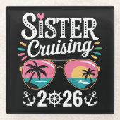 Sister Curising 2026 ガラスコースター (正面)