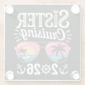 Sister Curising 2026 ガラスコースター (裏面)