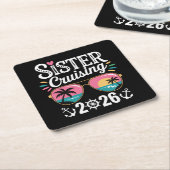 Sister Curising 2026 スクエアペーパーコースター (アングル)