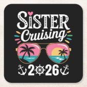 Sister Curising 2026 スクエアペーパーコースター (正面)
