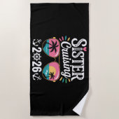 Sister Curising 2026 ビーチタオル (正面)