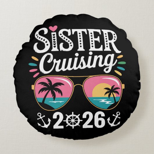 Sister Curising 2026 ラウンドクッション (正面)