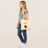 Sister custom text ladybug トートバッグ