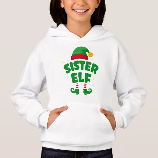 Sister Elf Fun Family Christmas Design (正面)