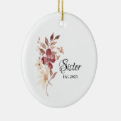Sister Est. Year – Established Sister Milestone セラミックオーナメント (右)