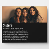 Sister Memorial Definition Custom Acrylic Keepsake フォトプラーク (正面)