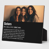 Sister Memorial Definition Custom Acrylic Keepsake フォトプラーク (側面)