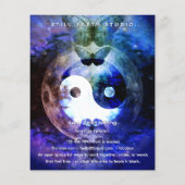 Sister Moon | 陰陽デザイン チラシ (裏面)