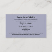 Sister Moon | Yin Yang Design 名刺 (裏面)