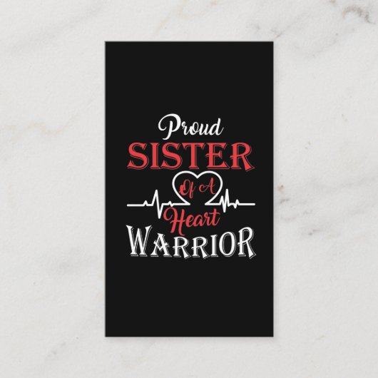 Sister of aハートWarrior Postハート手術 名刺 (正面)