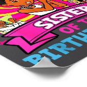 Sister Of Birthday Girl Gracie Nk Doll Family Deco ポスター (角)