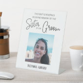 Sister of Groom Memorial Photo Reserved 結婚's 台座サイン (インサイチュ)