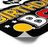 Sister Of The Birthday Boy Family Matching Dad Mom ポスター (角)