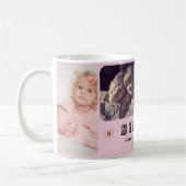 Sister Photo Collage – Different Ages, One Heart コーヒーマグカップ (左)
