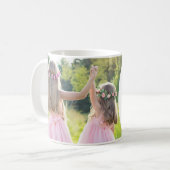 Sister Photo Gift Sisters Quote コーヒーマグカップ (正面左)