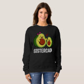 Sistercado Avocado Guacamole  Avocados Eater Graph スウェットシャツ (正面フル)