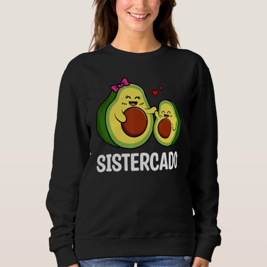 Sistercado Avocado Guacamole  Avocados Eater Graph スウェットシャツ (正面)