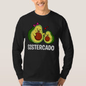 Sistercado Avocado Guacamole  Avocados Eater Graph Tシャツ (正面)
