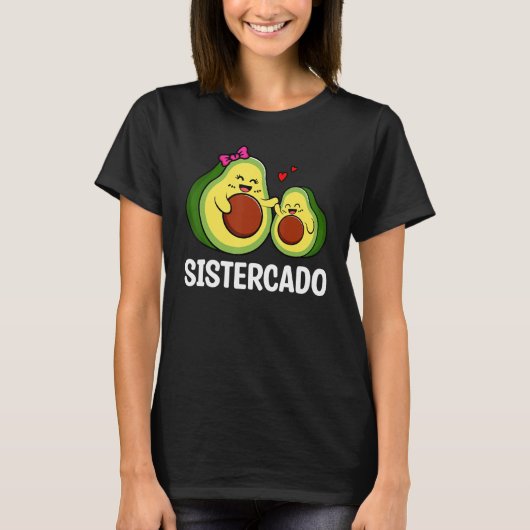 Sistercado Avocado Guacamole  Avocados Eater Graph Tシャツ (正面)