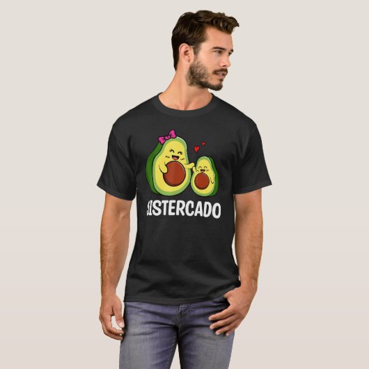 Sistercado Avocado Guacamole  Avocados Eater Graph Tシャツ (正面フル)