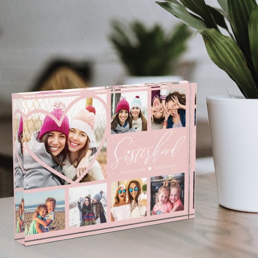 SisterhoodスクリプトBFFsハート7 Photo Grid Collage フォトブロック