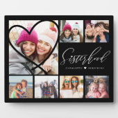 SisterhoodスクリプトBFFsハート7 Photo Grid Collage フォトプラーク (正面)