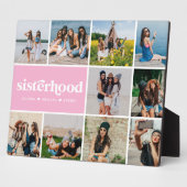 Sisterhood | モダンスクエア10枚フォトコラージュ フォトプラーク (側面)