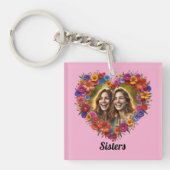 Sisterly Love in Bloom アクリルキーホルダー キーホルダー (正面)
