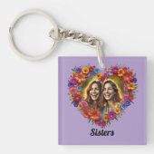 Sisterly Love in Bloom Acrylic Keychain キーホルダー (正面)