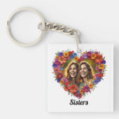 Sisterly Love in Bloom Acrylic Keychain キーホルダー (正面)
