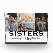 SISTERS引用文&フォトコラージギフトディスプレイ フォトブロック (正面)