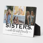 SISTERS引用文&フォトコラージギフトディスプレイ フォトプラーク (側面)