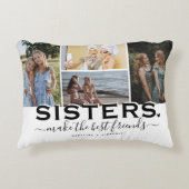 SISTERS引用文&フォトコラージギフト アクセントクッション (正面)