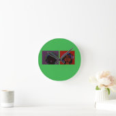 Sisters ラウンド壁時計 (ホーム)