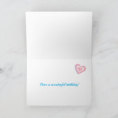 Sister's 18th Birthday Roses Hearts Word Art Card シーズンカード (内部)