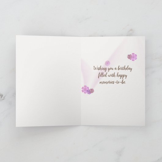 Sisters Beach Watercolor Painting カード (内部)