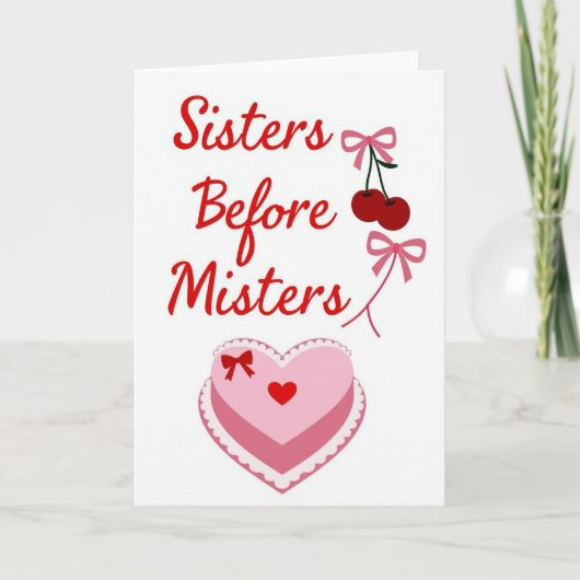 Sisters Before Misters 楽しいカード カード (正面)