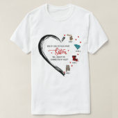 Sisters, Besties Will Always Be Connected By Heart Tシャツ (デザイン正面)