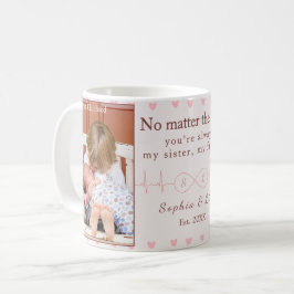 Sisters Custom Photo Mug – Personalized Gift コーヒーマグカップ