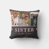 Sisters Custom Photo Pillow – Personalized Gift クッション (正面)