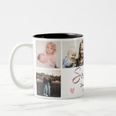 Sisters Forever – 6 Photo Custom Coffee Mug ツートーンマグカップ (左)