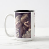 Sisters Forever – Custom Photo Collage Gift  ツートーンマグカップ (左)