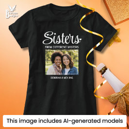 SISTERS FROM DIFFERENT MISTERS 名前入り 写真 ベストフレンド Tシャツ