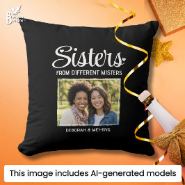 SISTERS FROM DIFFERENT MISTERS 名前 写真 ベストフレンド クッション