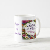Sisters in Christ Personalized Coffee Mug コーヒーマグカップ (正面右)