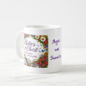 Sisters in Christ Personalized Coffee Mug コーヒーマグカップ (正面左)