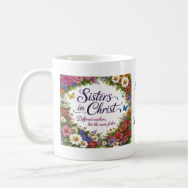 Sisters in Christ Personalized Coffee Mug コーヒーマグカップ