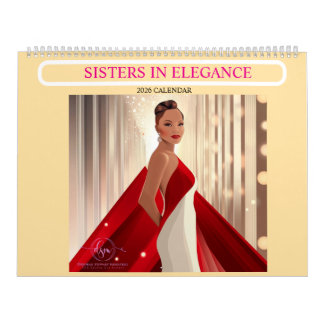  SISTERS IN ELEGANCE 2026 Calendar カレンダー