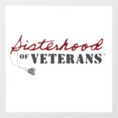 Sisters of Veterans Military Pride Design ウィンドウサイン (シート)