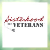 Sisters of Veterans Military Pride Design ウィンドウサイン (シート3)